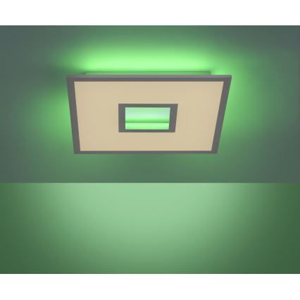 Leuchten Direkt 11645-16 - LED RGB dimbar taklampa RECESS LED/22,5W/230V + LED/5W + fjärrkontroll