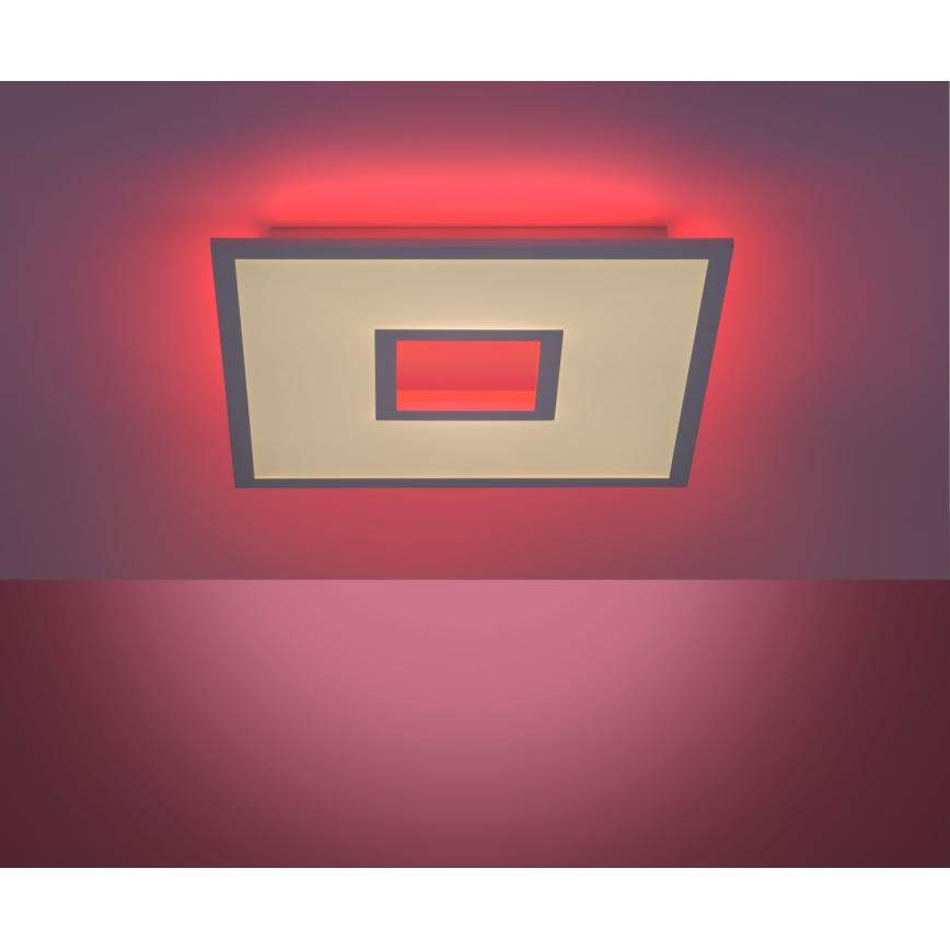 Leuchten Direkt 11645-16 - LED RGB dimbar taklampa RECESS LED/22,5W/230V + LED/5W + fjärrkontroll