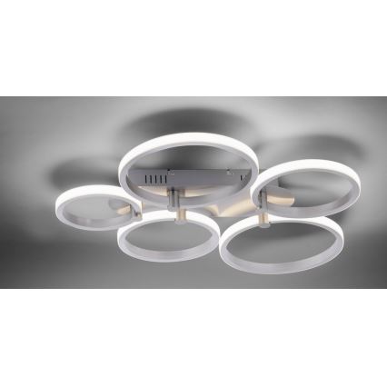Leuchten Direkt 12112-55 - LED-ytmonterad taklampa JOHANNA 2xLED/11,5W/230V+2xLED/9W+LED/7W