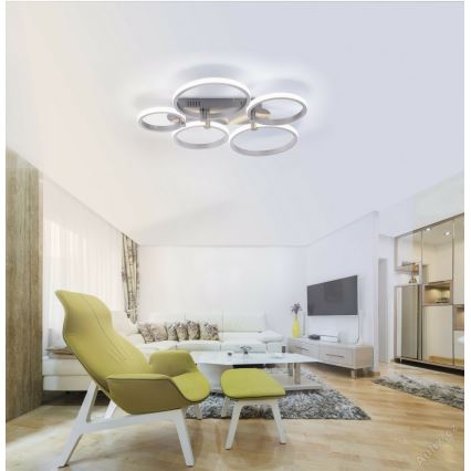 Leuchten Direkt 12112-55 - LED-ytmonterad taklampa JOHANNA 2xLED/11,5W/230V+2xLED/9W+LED/7W