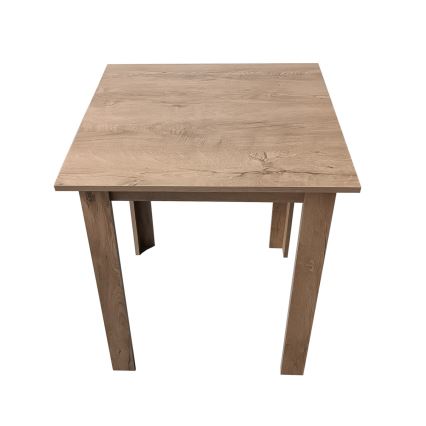 Kvadratisk matbord LEVI i sonomabokträ