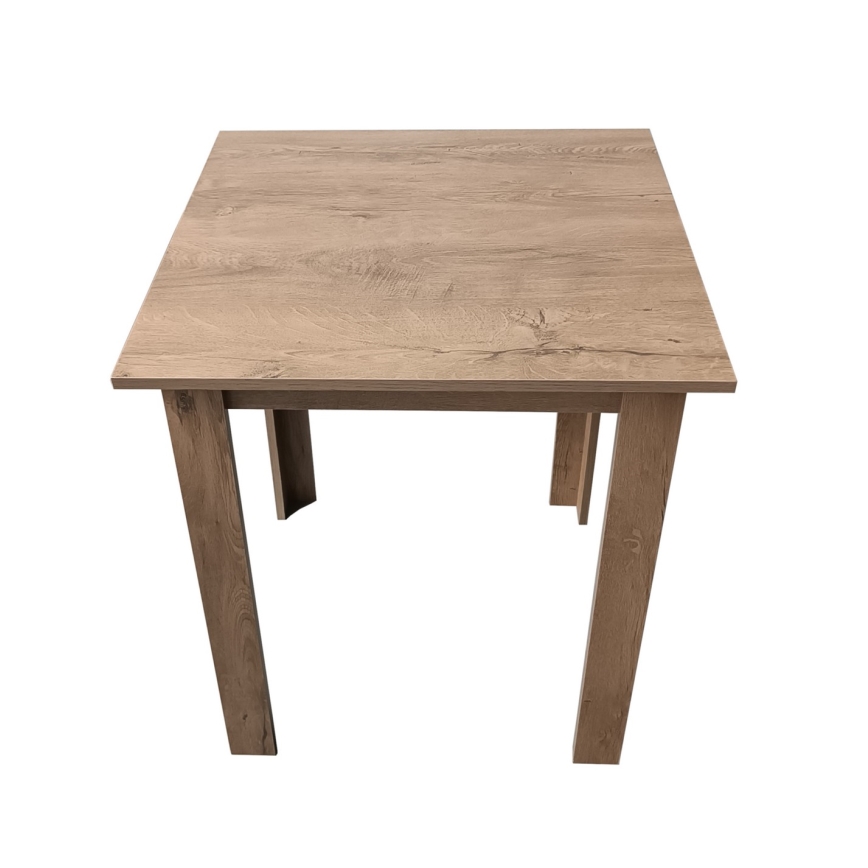 Kvadratisk matbord LEVI i sonomabokträ