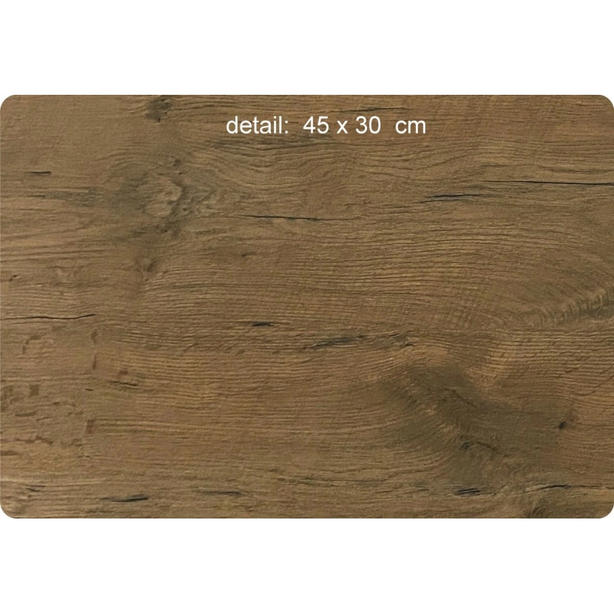 Li-Go 23521/OVL/DUB3 - Dimmbar LED-väggdekoration LED/10W/5V 30000 mAh 130x50 cm ek/Fjällstuga