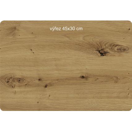 Li-Go 23628/DUB3 - Väggklocka LED/1xAA Ø 32 cm ljus ek/rund