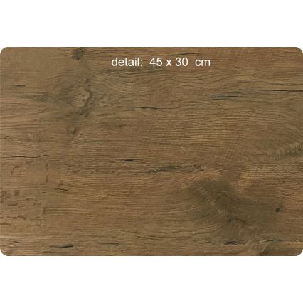 Li-Go 5275/DUB2 - Dimmbar LED-väggdekoration LED/10W/5V 20000 mAh 42x42 cm ek/ek i cirkel + fjärrkontroll