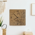 Li-Go 5499/DUB2 - Väggklocka 1xAA 40x40 cm ek