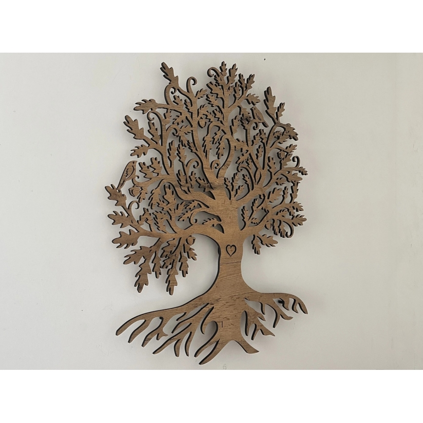 Li-Go 5729/DUB2 - LED väggdekoration med rörelsesensor LED/10W/5V 90x110 cm ek