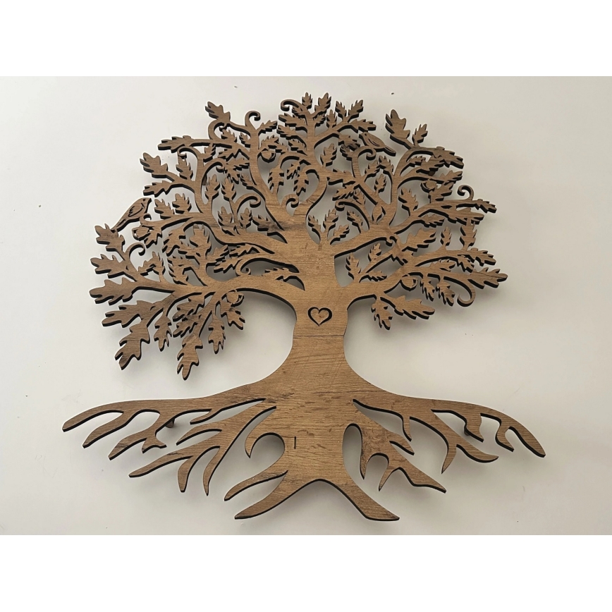 Li-Go 5739/DUB2 - LED dimbar väggdekoration LED/10W/230V 68x80 cm ek