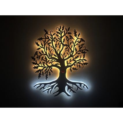 Li-Go 5742/DUB2 - dimmbar LED-väggdekoration LED/10W/230V 90x110 cm ek