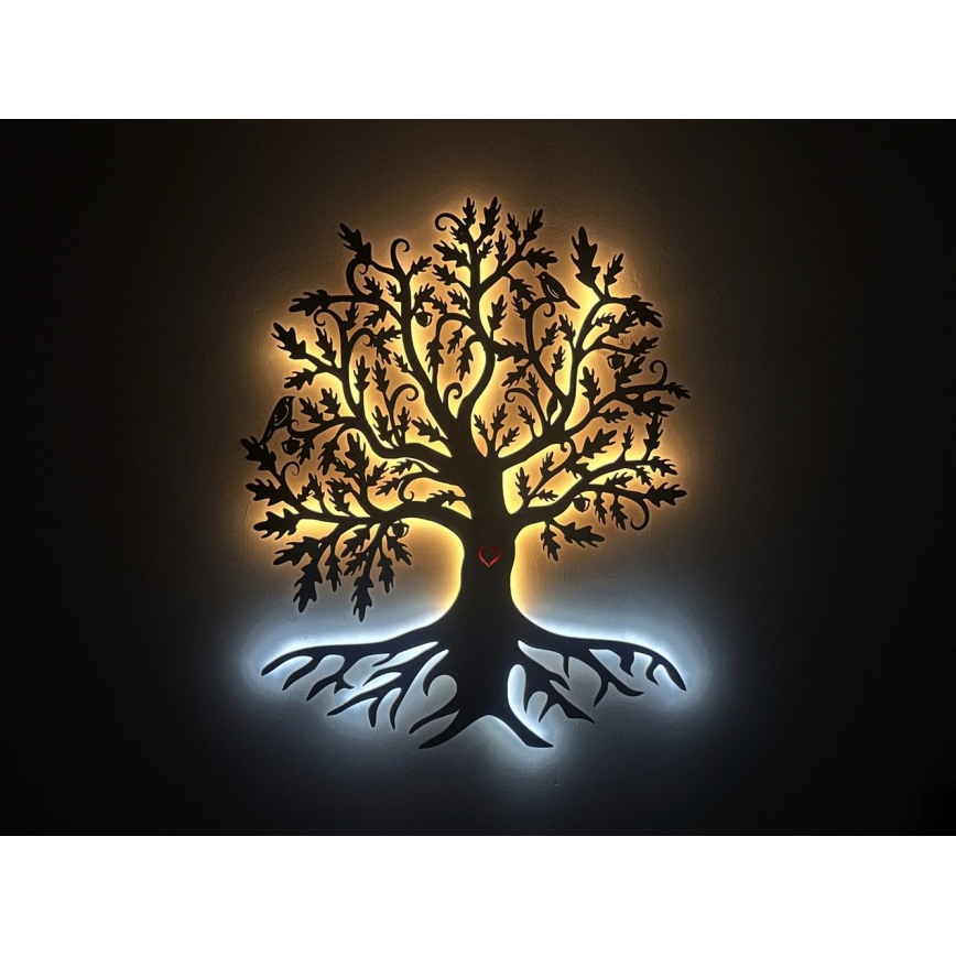 Li-Go 5742/DUB2 - dimmbar LED-väggdekoration LED/10W/230V 90x110 cm ek