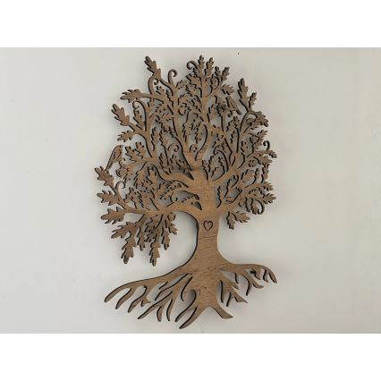 Li-Go 5742/DUB2 - dimmbar LED-väggdekoration LED/10W/230V 90x110 cm ek