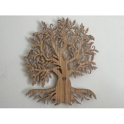 Li-Go 5747/DUB2 - LED dimbar väggdekoration LED/10W/230V 45x55 cm ek