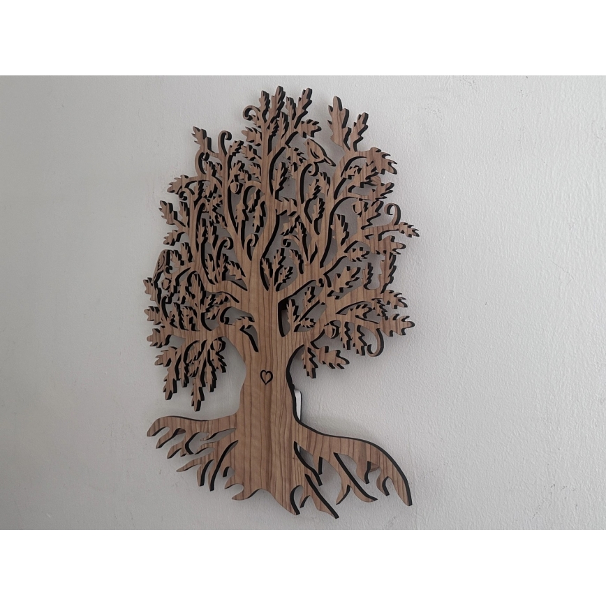 Li-Go 5747/DUB2 - LED dimbar väggdekoration LED/10W/230V 45x55 cm ek