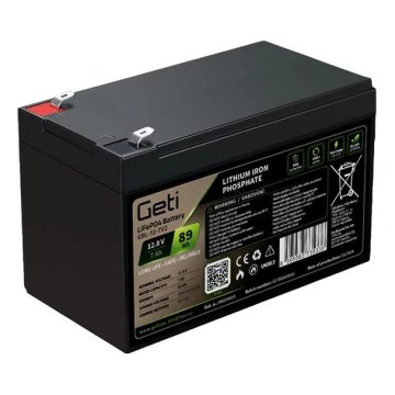 LiFePO4-batteri 12,8 V / 7 Ah