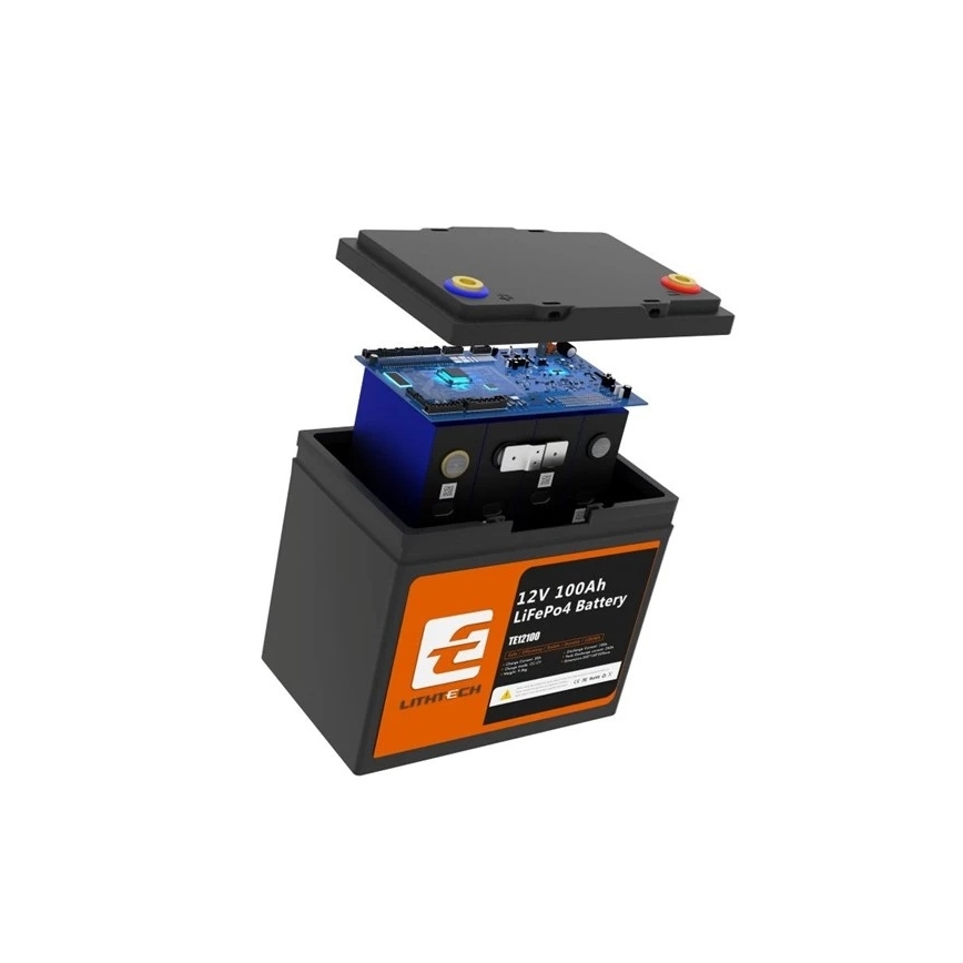 LiFePO4-batteri 12,8V/100Ah