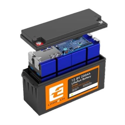 LiFePO4-batteri för solcellsanläggningar 12,8 V/200 Ah IP66