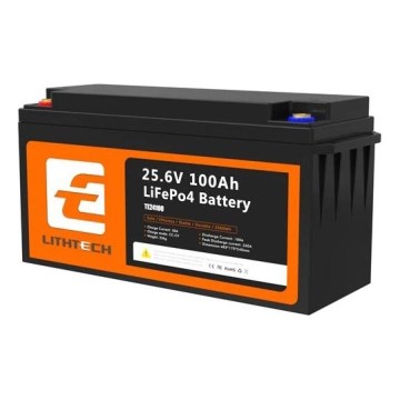LiFePO4-batteri för solcellsanläggningar 25,6 V/100 Ah IP66