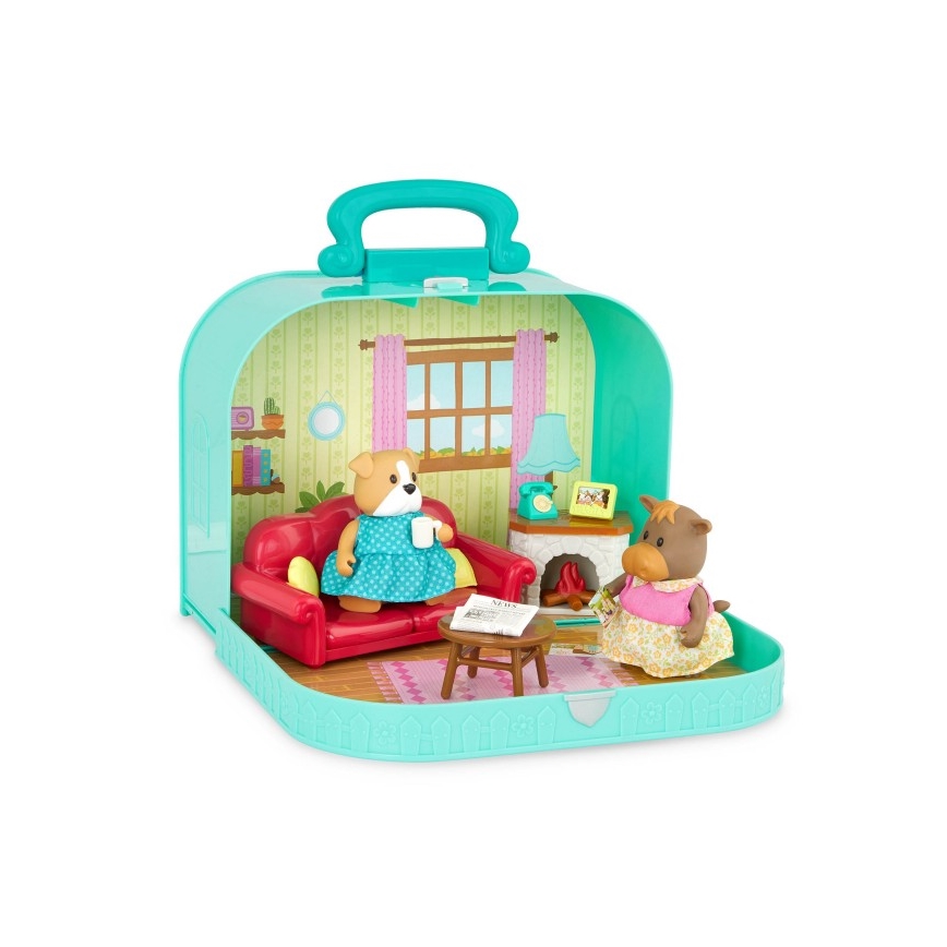 Li'l Woodzeez - Kit in a låda vardagsrum