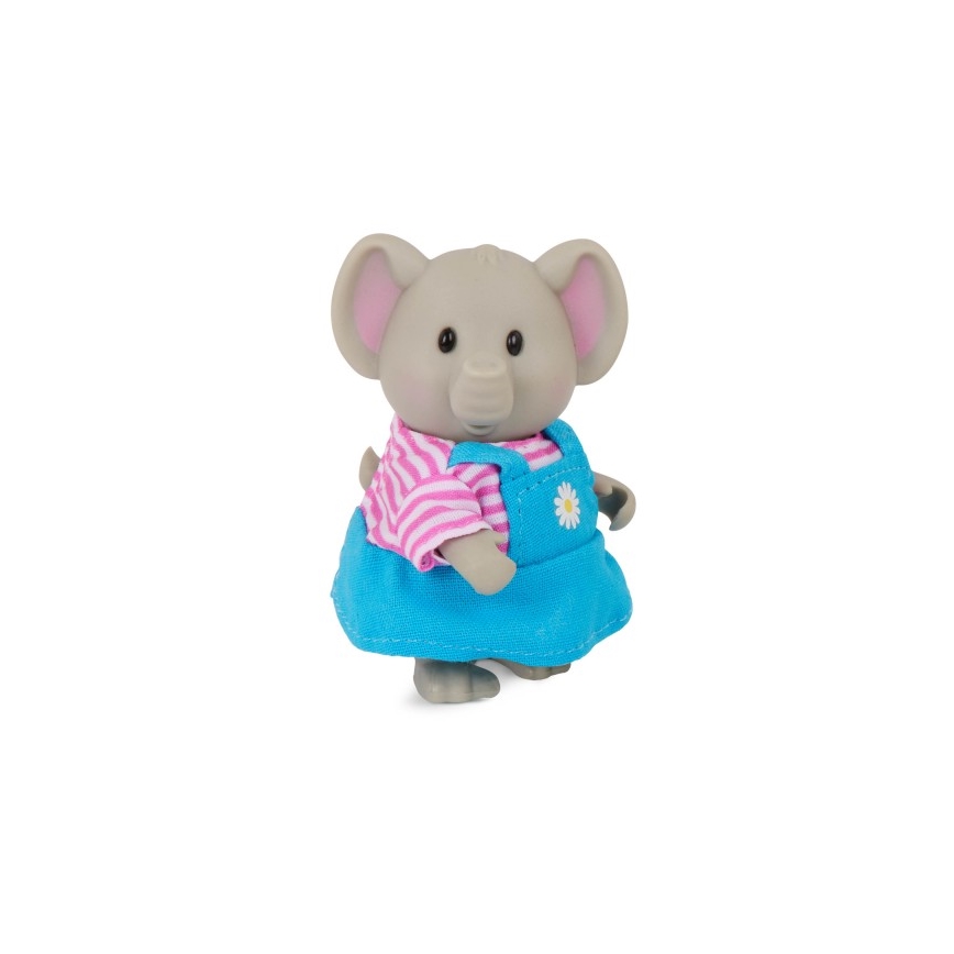 Li'l Woodzeez - Set med figurer OLIPHANT elefantfamilj