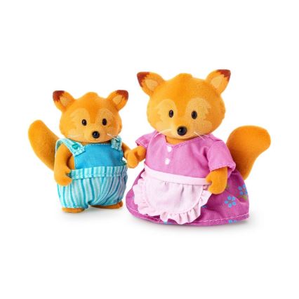 Li'l Woodzeez - Set med figurer TIPPYTAIL rävfamiljen