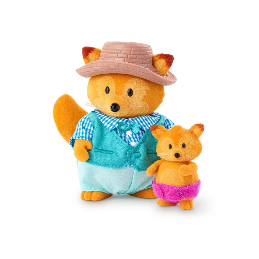 Li'l Woodzeez - Set med figurer TIPPYTAIL rävfamiljen