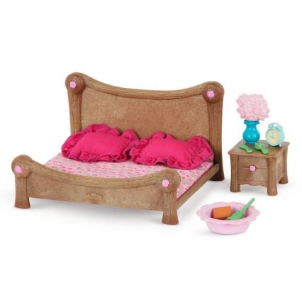 Li'l Woodzeez - Toy kit bedroom och dining room furniture