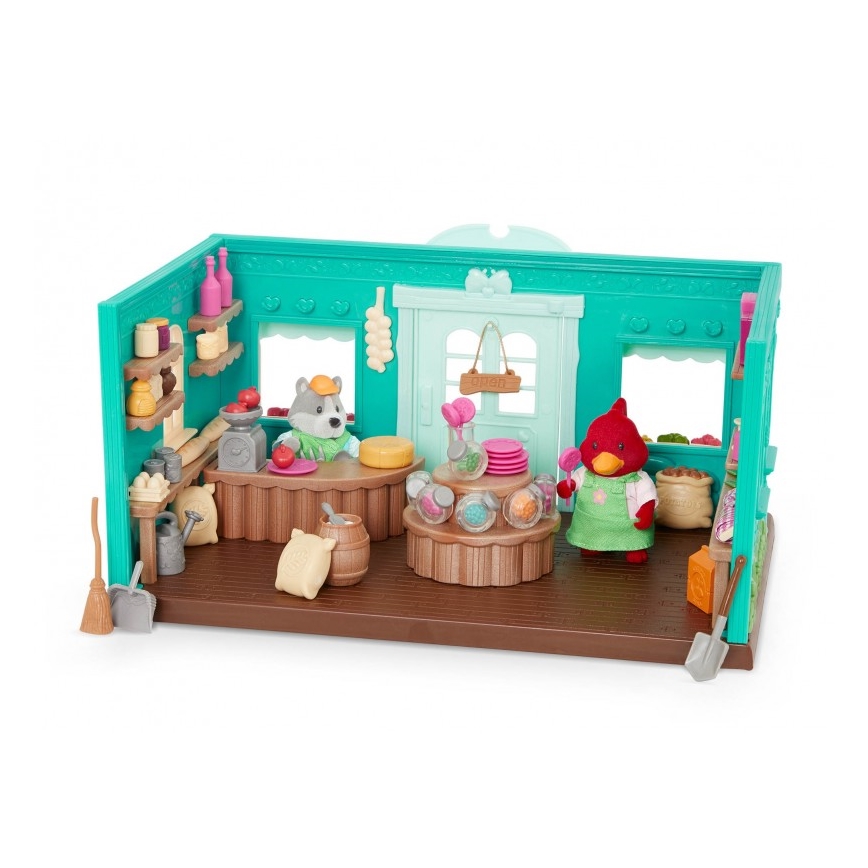 Li'l Woodzeez - Toy kit livsmedelsbutik