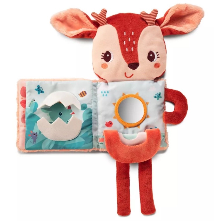 Lilliputiens - Barntextil glödande bok hjort Stella