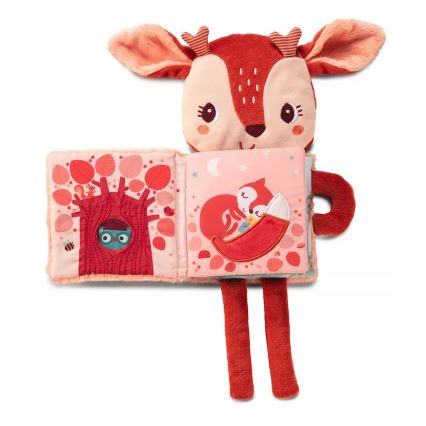 Lilliputiens - Barntextil glödande bok hjort Stella