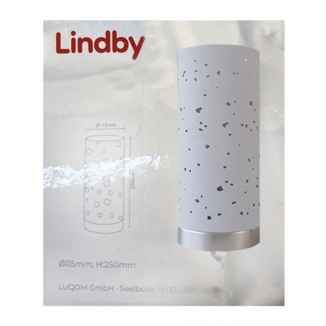Lindby - Bordslampa ALWINE 1xE27/10W/230V