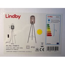 Lindby - Golv lampa MARLY 1xE27/40W/230V