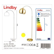 Lindby - Golv lampa MOISIA 1xE27/40W/230V