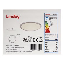 Lindby - LED taklampa LEONTA LED/20W/230V