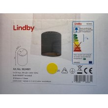Lindby - LED väggbelysning EDVIN 1xG9/3W/230V betong