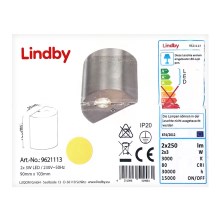 Lindby - LED väggbelysning LAREEN 2xLED/3W/230V