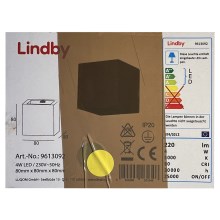 Lindby - LED väggbelysning QUASO LED/4W/230V betong
