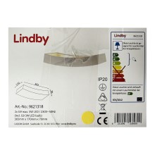 Lindby - LED Vägglampa TIARA 2xG9/3W/230V