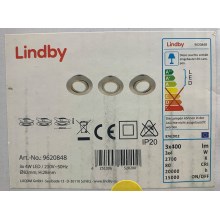 Lindby - SET 3x LED taklampa ANDREJ LED/4W/230V