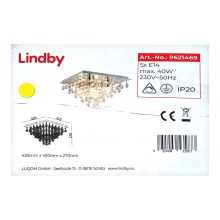 Lindby - Taklampa ANNIKA 5xE14/40W/230V