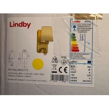 Lindby - Vägglampa AIDEN 1xE14/40W/230V + LED/3,1W/230V