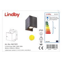 Lindby - Vägglampa GERDA 1xGU10/50W/230V