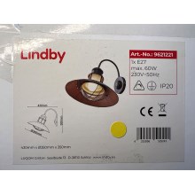 Lindby - Vägglampa LOUISANNE 1xE27/60W/230V