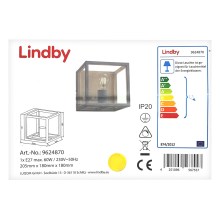 Lindby - Vägglampa MERON 1xE27/60W/230V
