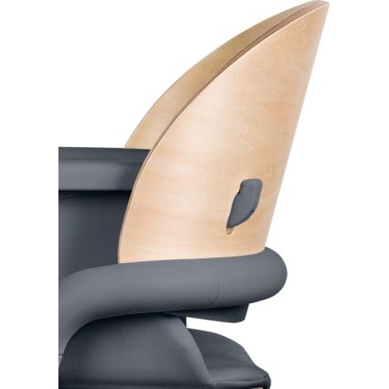 Lionelo - 3-i-1 barnmatstol CELIA Grey Wood