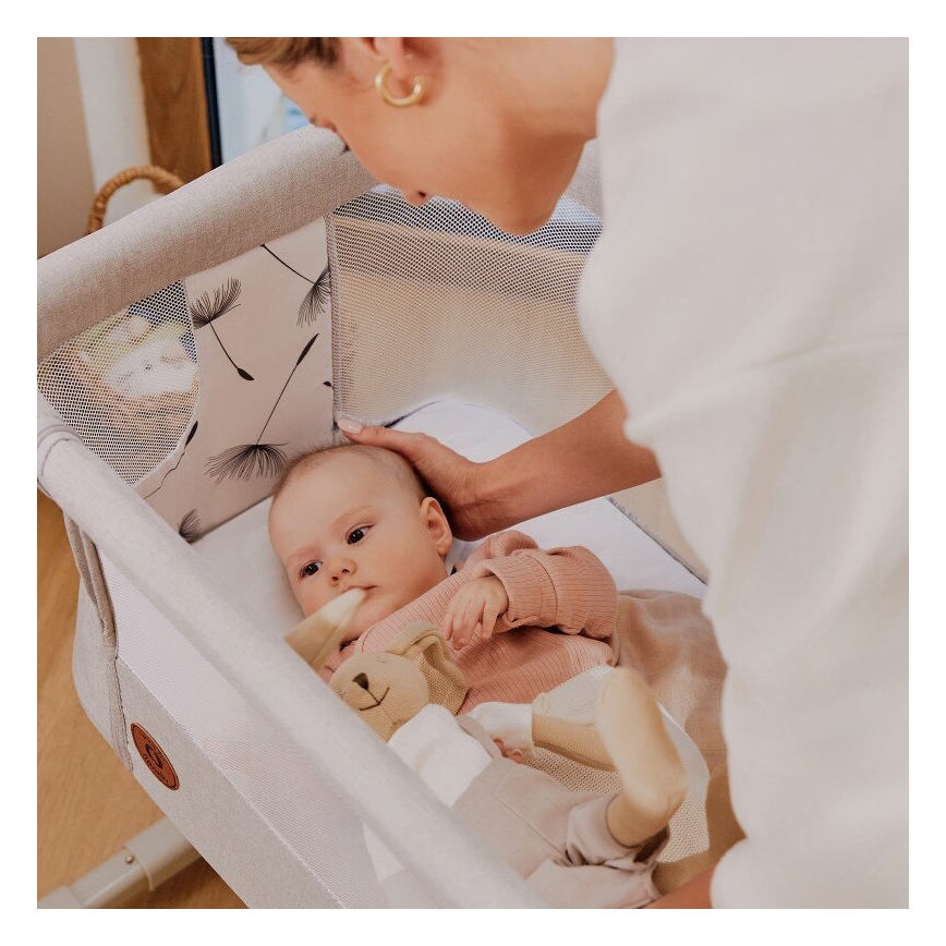 Lionelo - 3-i-1 barnsäng AURORA, grå