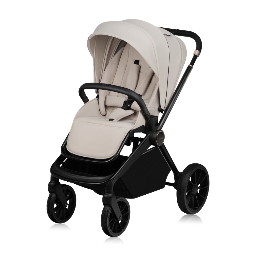 Lionelo - 3-i-1 kombinationsvagn MIKA PLUS Beige Sand