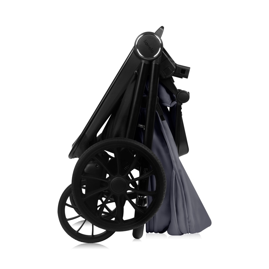 Lionelo - 3-i-1 kombivagn MIKA PLUS Grey Stone