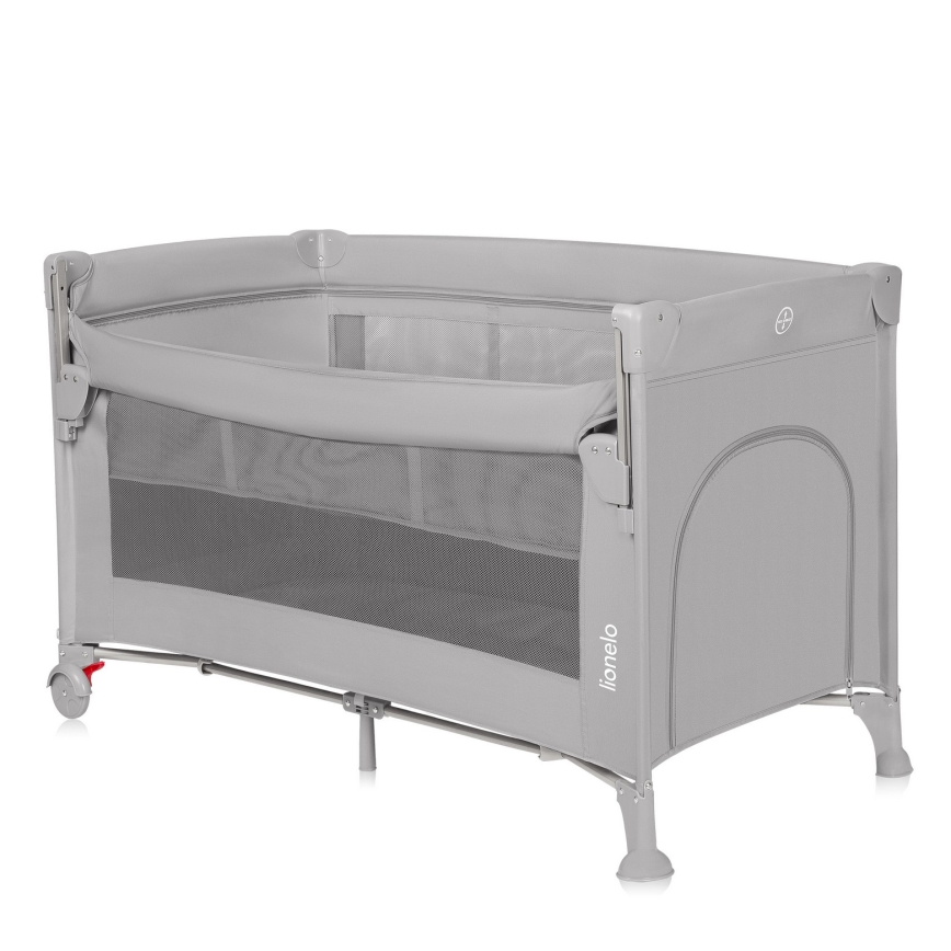 Lionelo - 3-i-1 resesäng ELLEN Grå Concrete