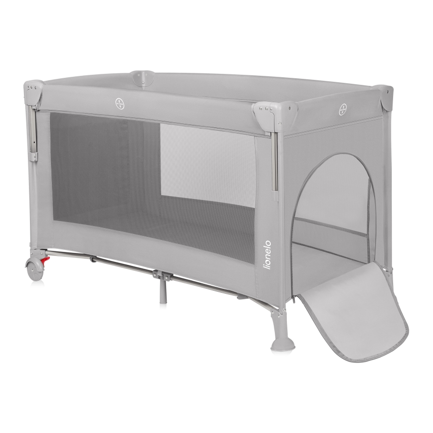 Lionelo - 3-i-1 resesäng ELLEN Grå Concrete