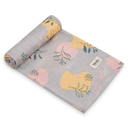 Lionelo - 3-pack bambumusselin BAMBOO SET 70x70 cm Leaf